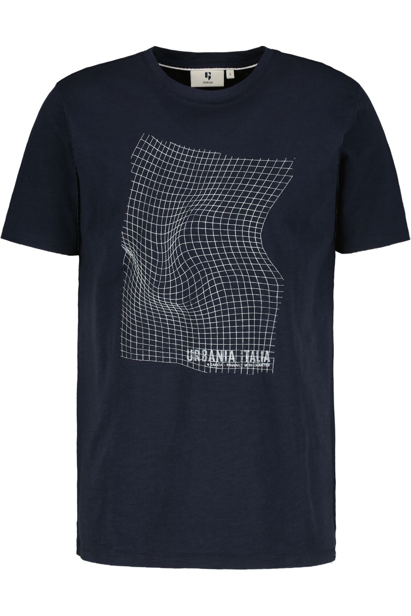 Garcia - Warped Grid T-Shirt - Dark Moon