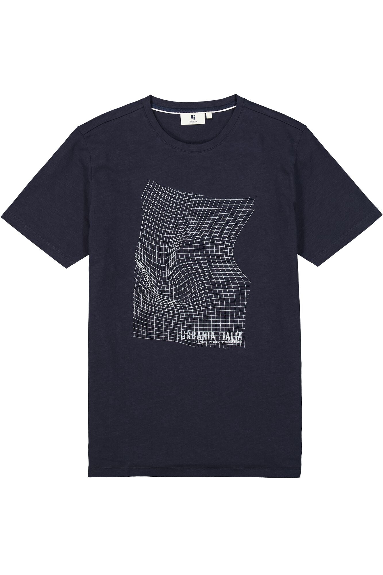 Garcia - Warped Grid T-Shirt - Dark Moon