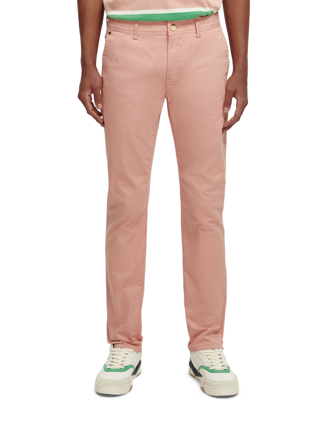 Scotch & Soda - Essential Cotton Chinos - Flamingo or Riviera Blue
