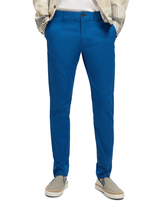 Scotch & Soda - Essential Cotton Chinos - Flamingo or Riviera Blue