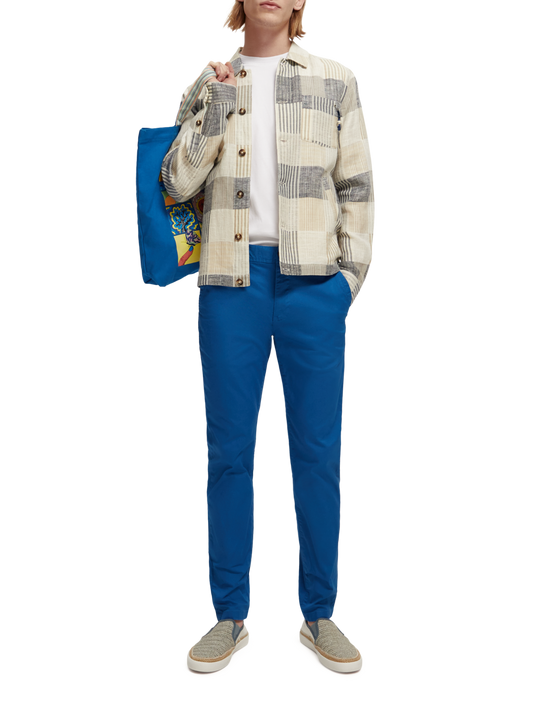 Scotch & Soda - Essential Cotton Chinos - Flamingo or Riviera Blue