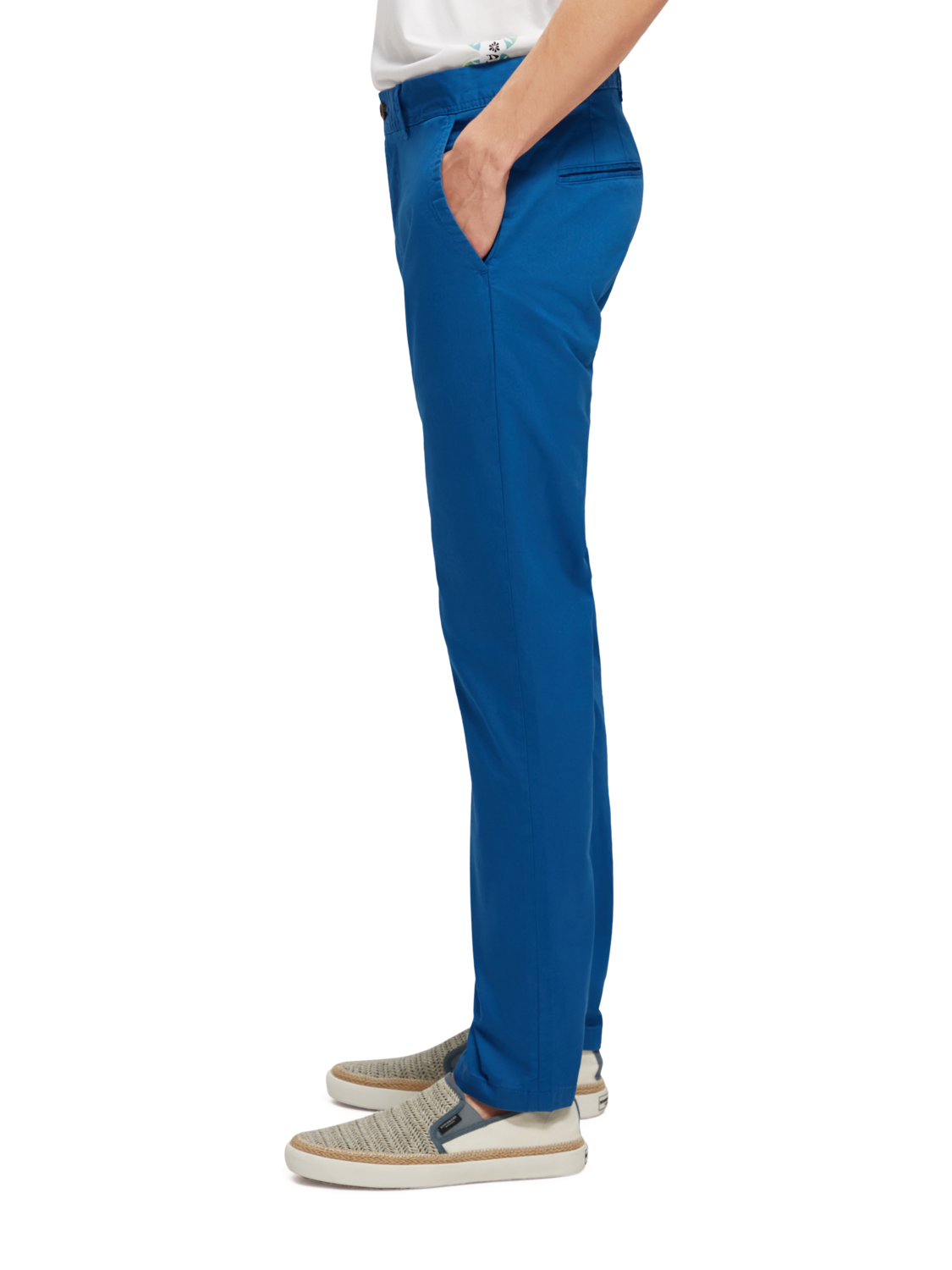 Scotch & Soda - Essential Cotton Chinos - Flamingo or Riviera Blue