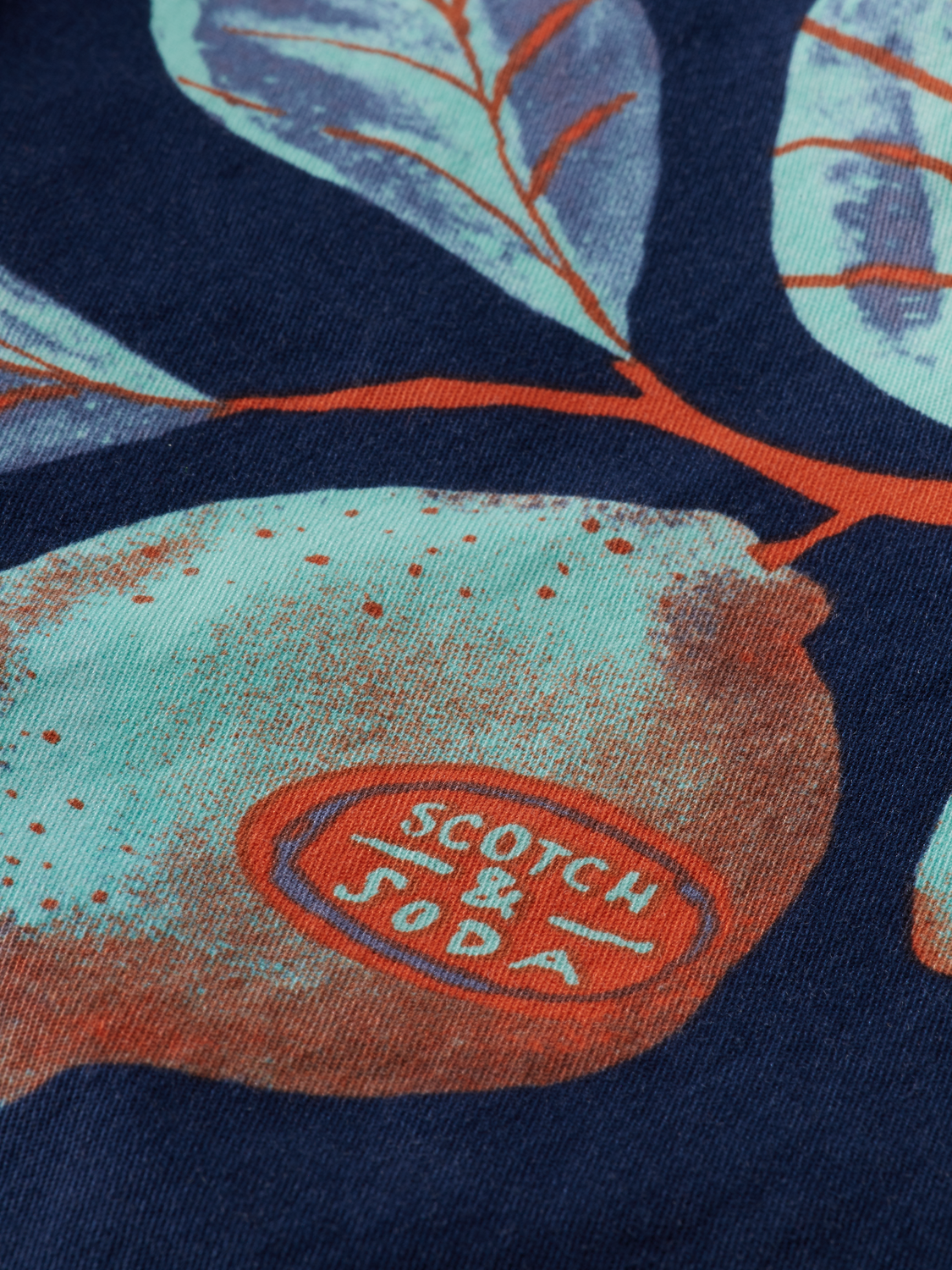 Scotch & Soda - Stuart - Printed Chino Shorts - Navy Fruits
