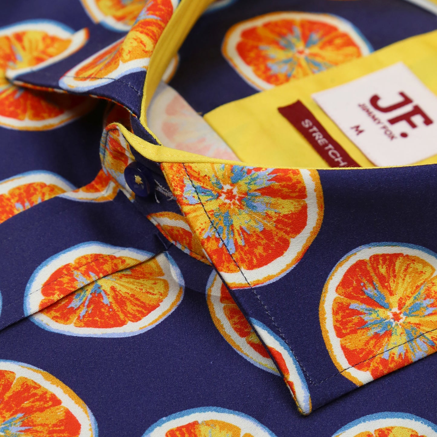 Jimmy Fox - Short Sleeved Shirt - Oranges Print