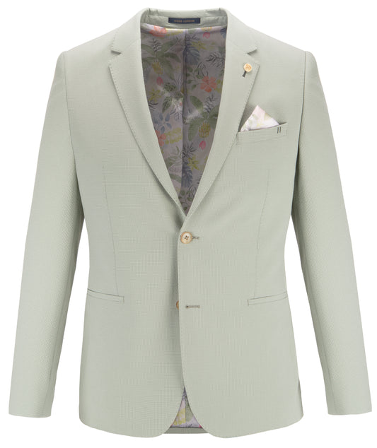 Guide London - Seersucker Blazer - Green
