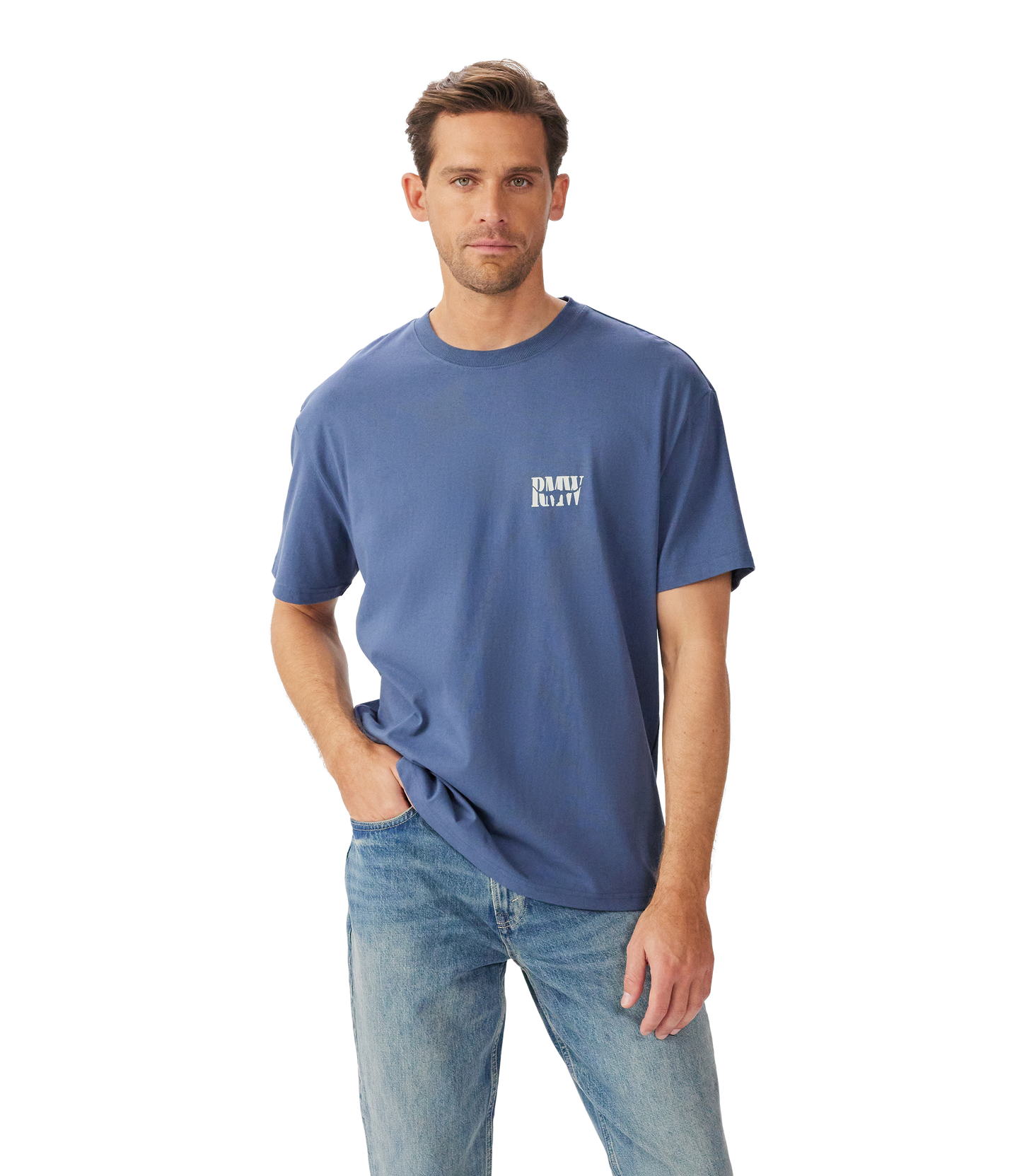 R. M. Williams - Branded Tee - Blue