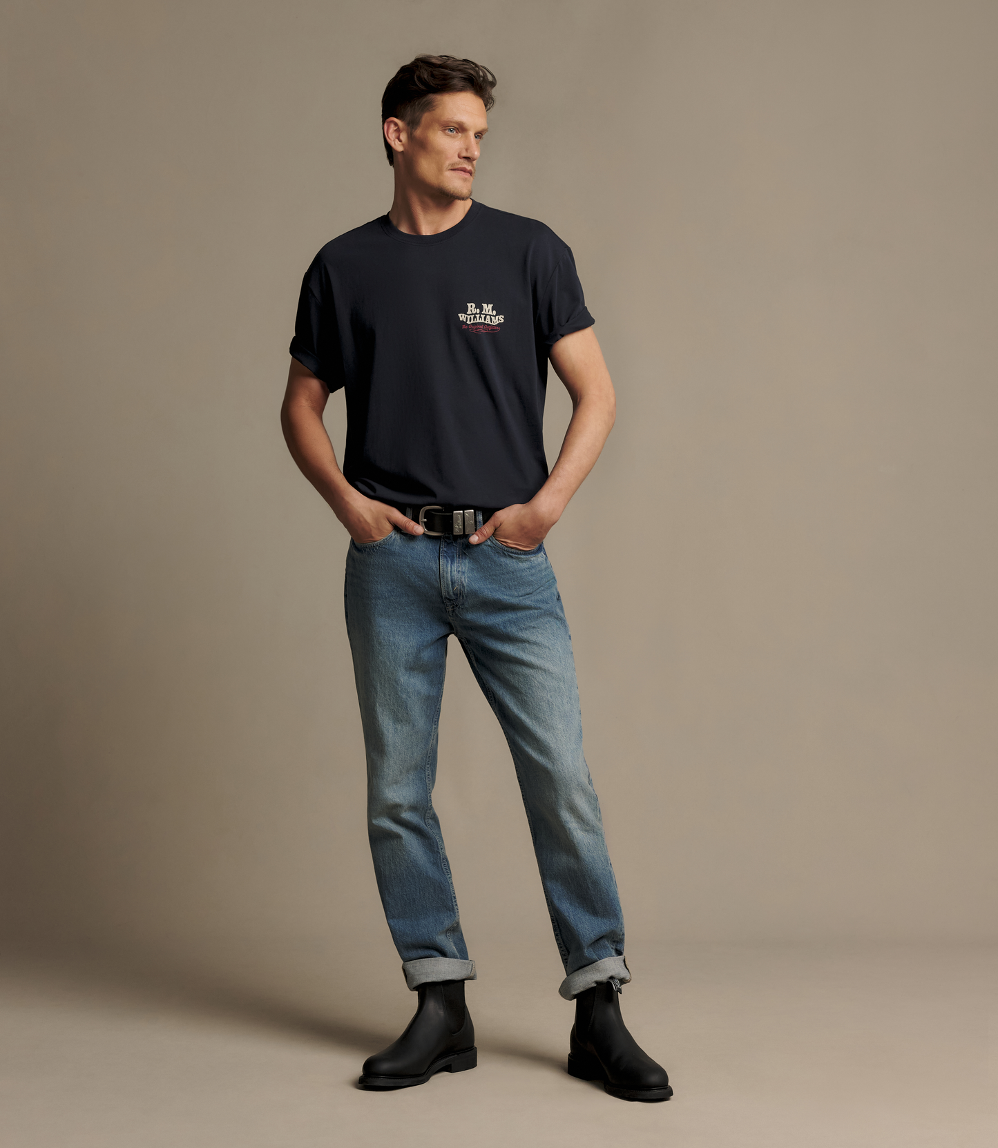 R. M. Williams - Kandos Tee - Navy