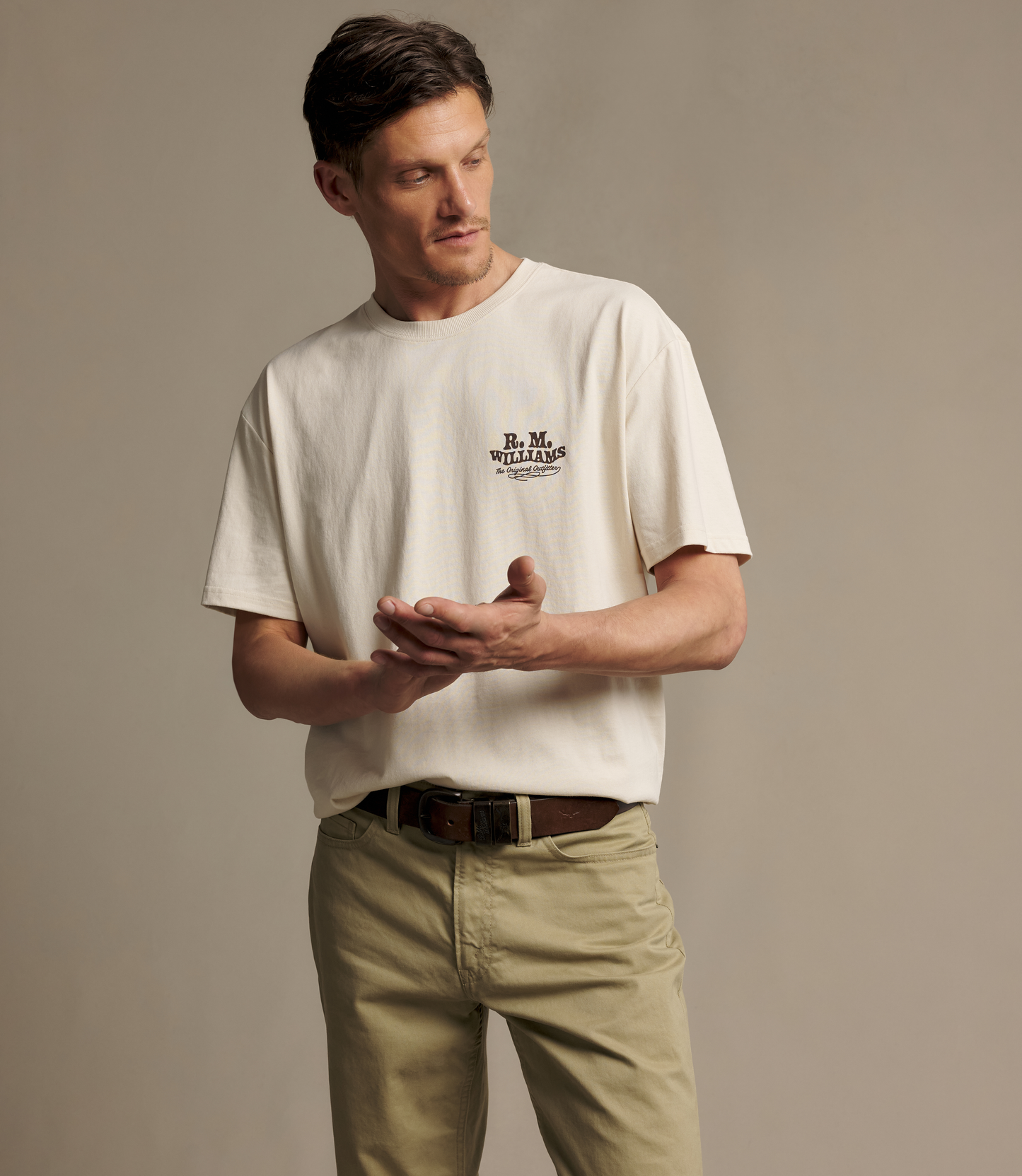 R. M. Williams - Kandos Tee - Ecru