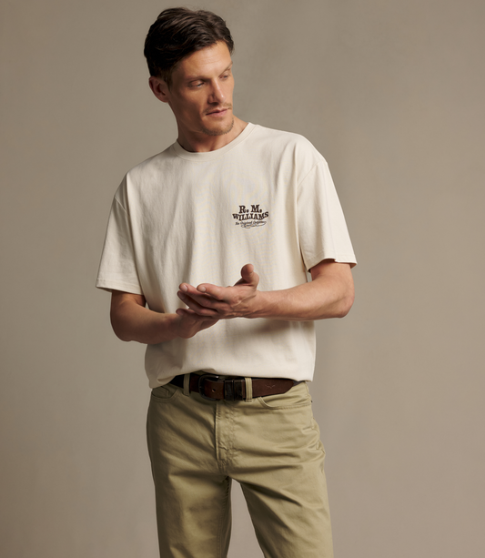 R. M. Williams - Kandos Tee - Ecru