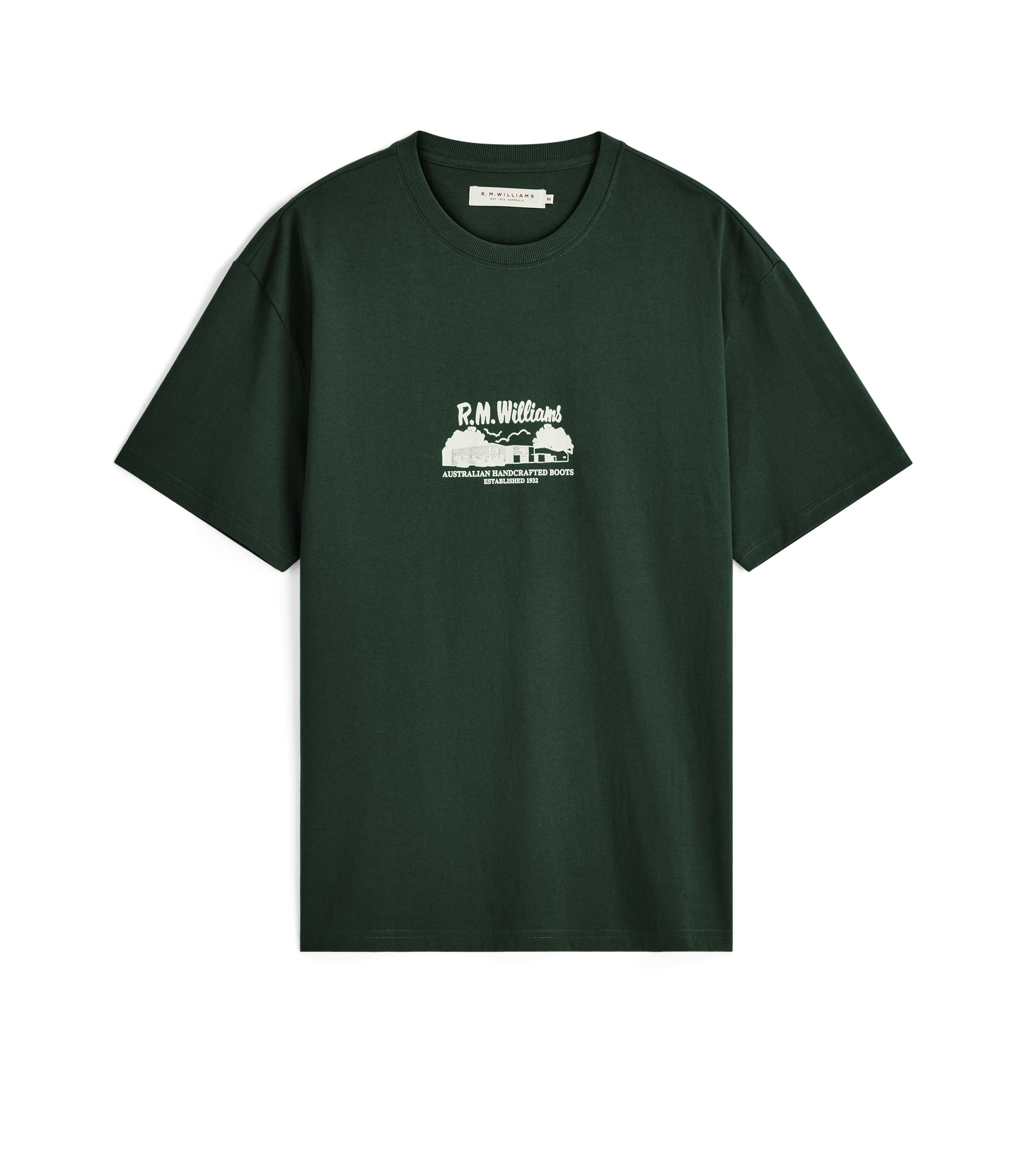 R M Williams - Workshop Tee - Pine