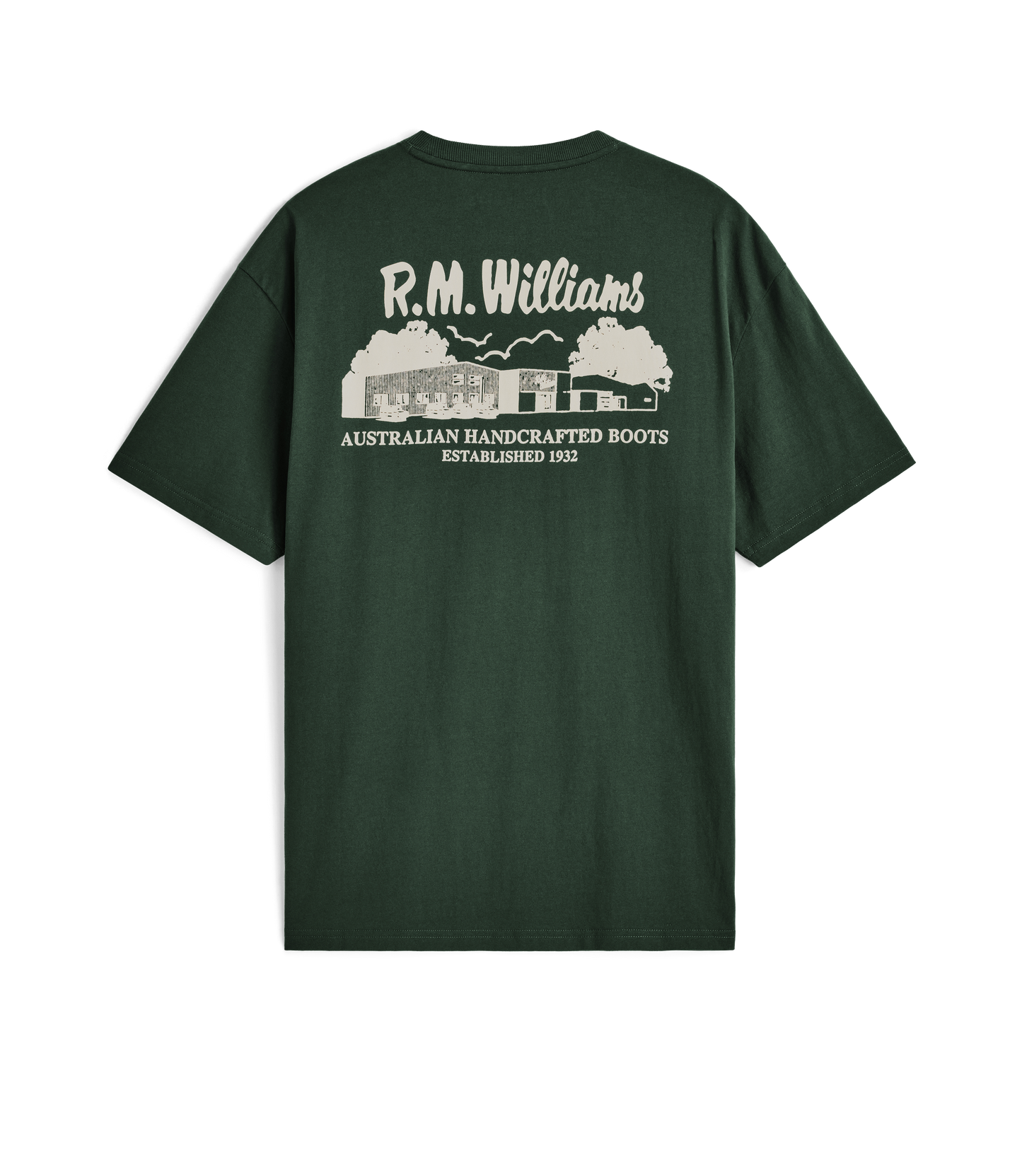 R M Williams - Workshop Tee - Pine