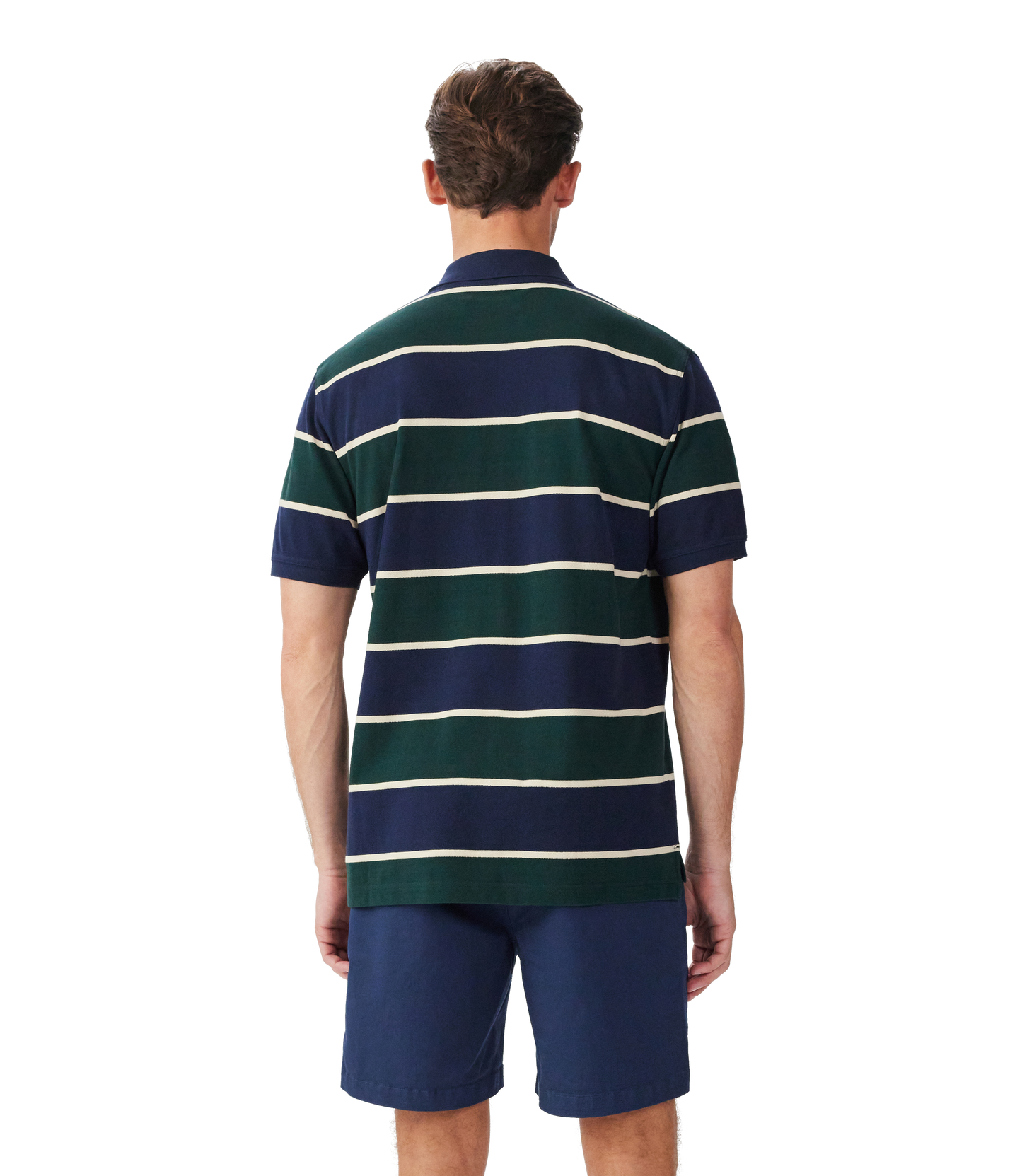 R. M. Williams - Bright Polo - Navy/Green/Cream