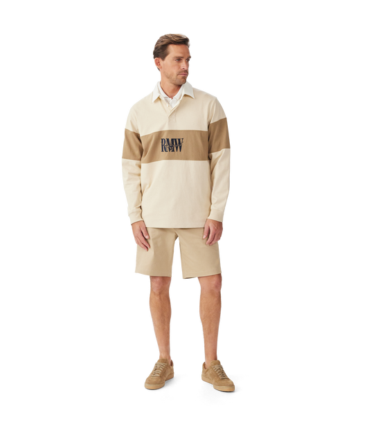 R. M. Williams - Heritage Rugby Knit - Navy/Sand