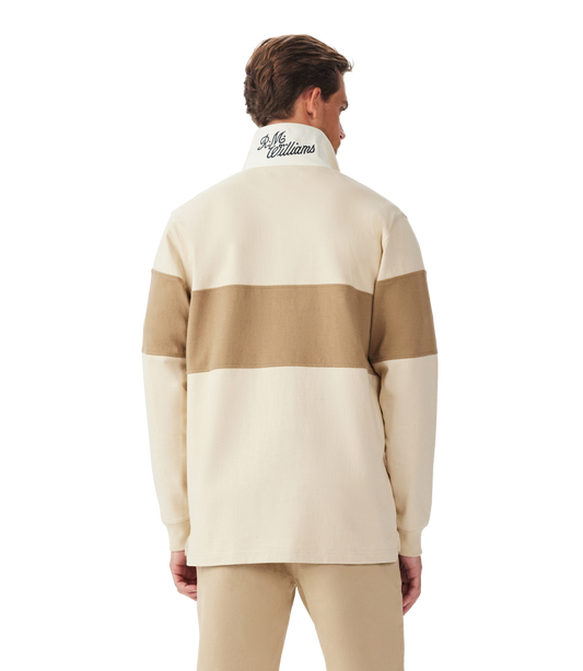 R. M. Williams - Heritage Rugby Knit - Navy/Sand