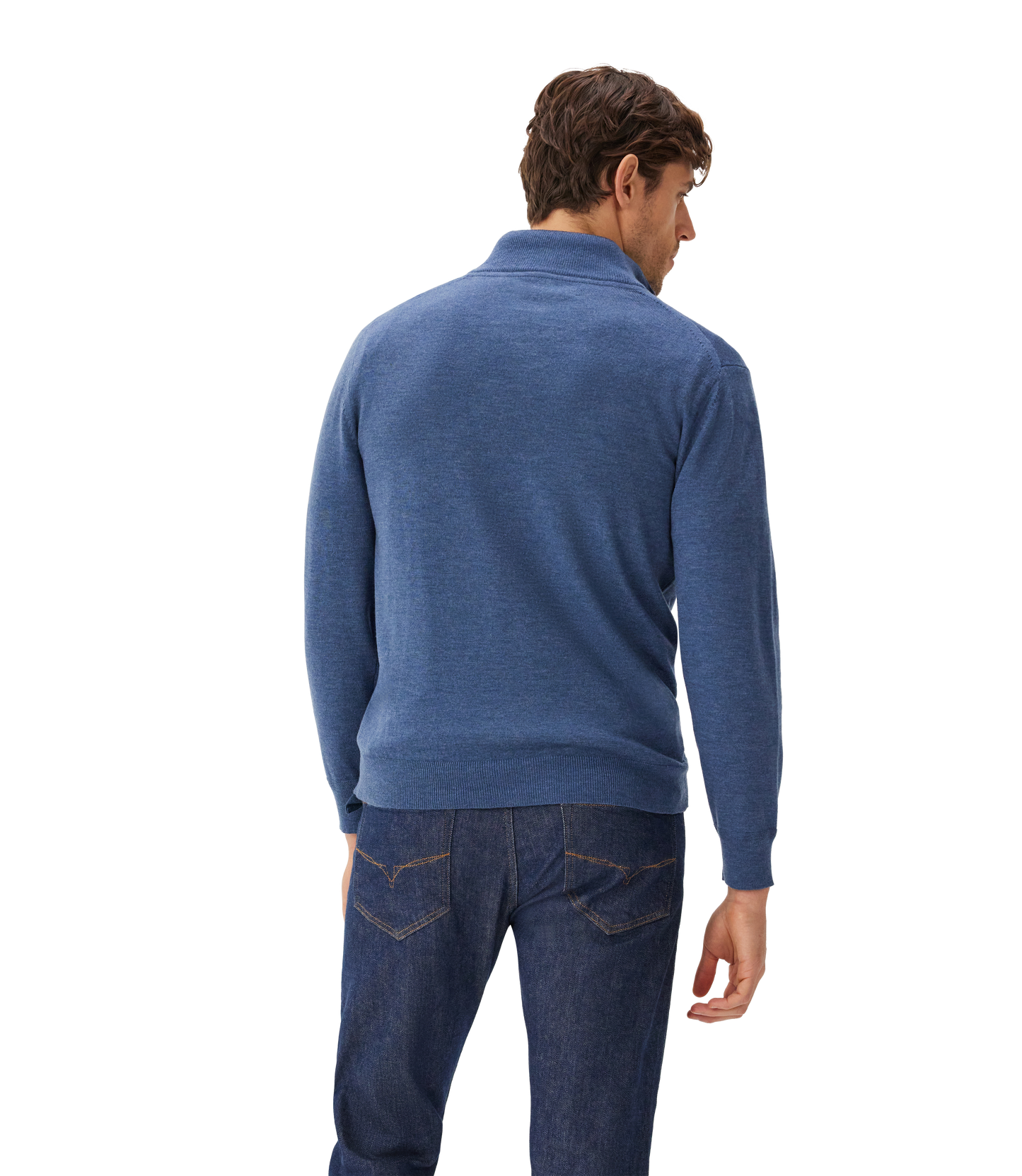 R.M. Williams Ernest Sweater Merino - Indigo