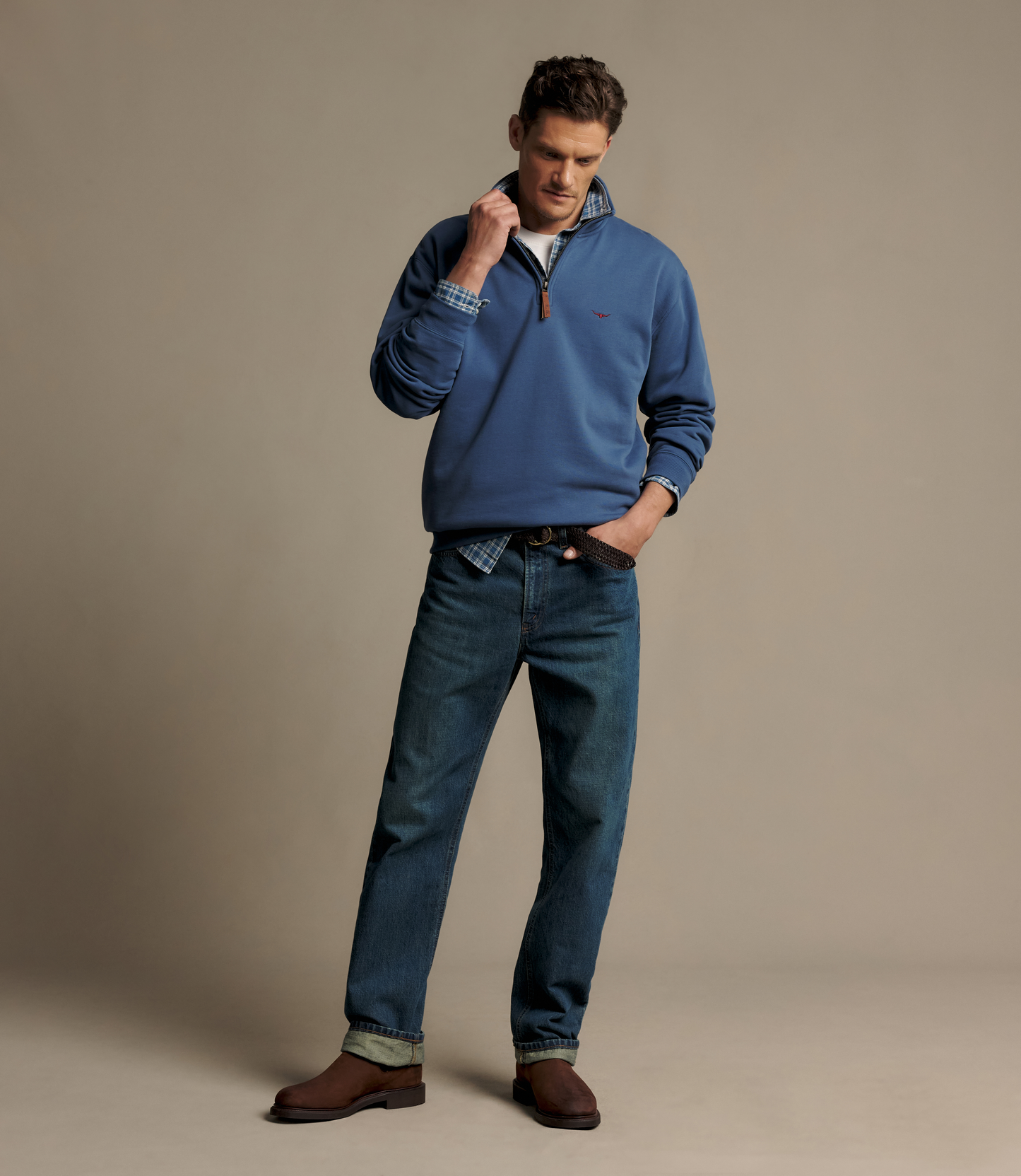 R. M. Williams - Mulyungarie Fleece - Mid Blue
