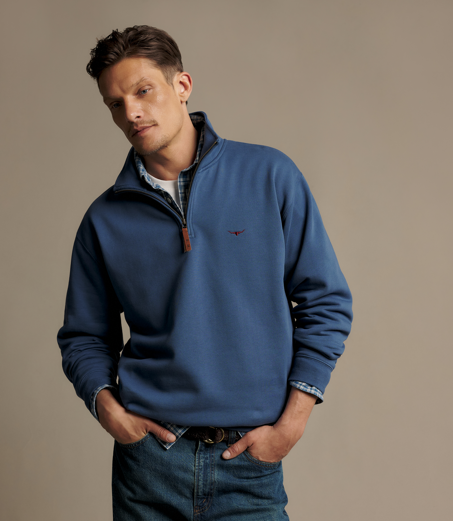 R. M. Williams - Mulyungarie Fleece - Mid Blue