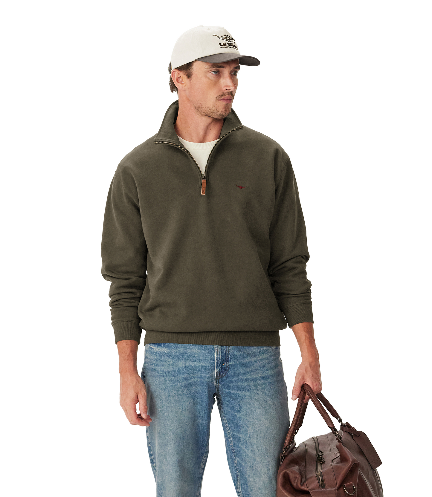 R. M. Williams - Mulyungarie Fleece - Dark Olive