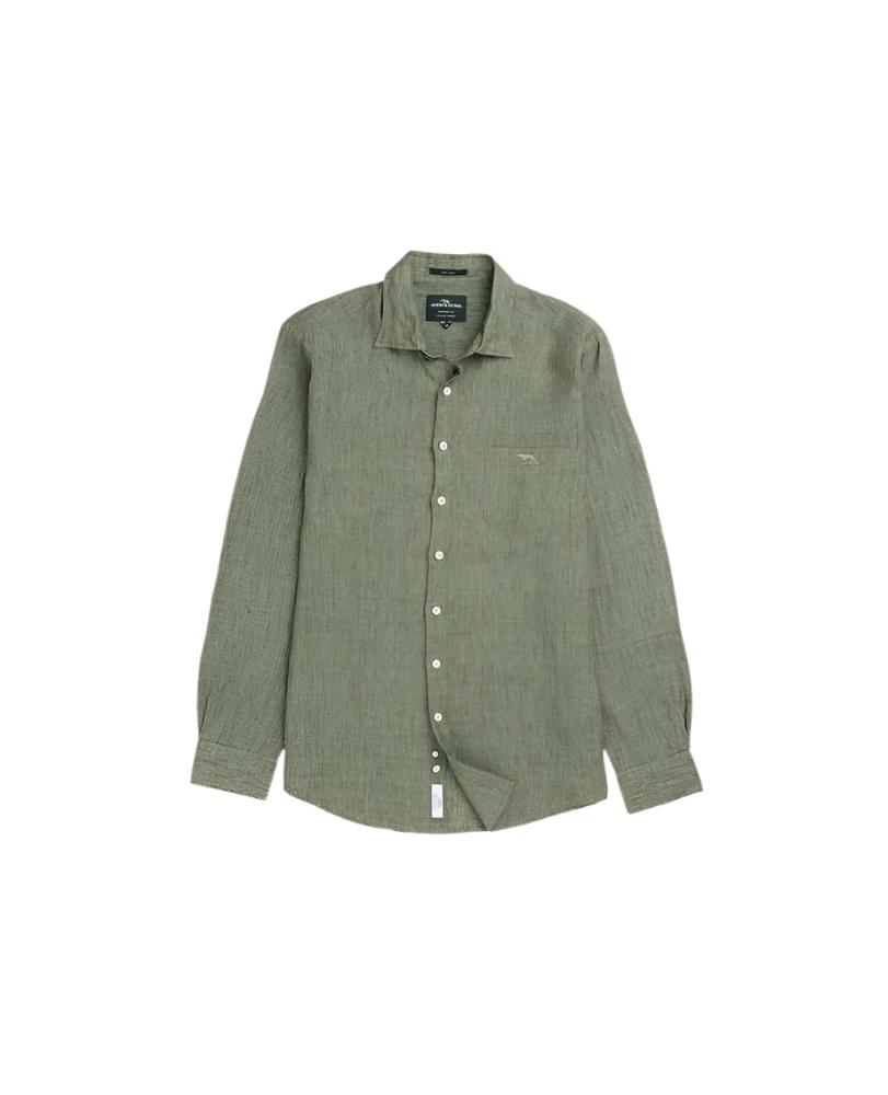 Rodd & Gunn - Cable Bay Shirt - Kelp or White