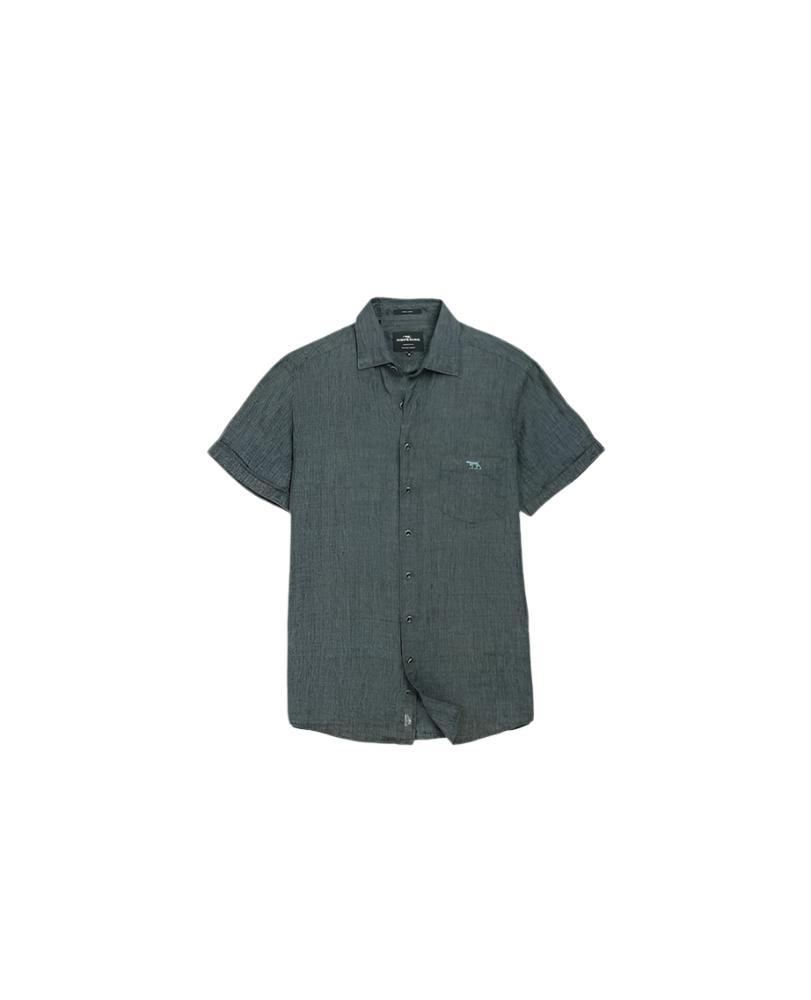 Rodd & Gunn - Cathedral Cove Short Sleeved Linen Shirt - Sunshine or Ash