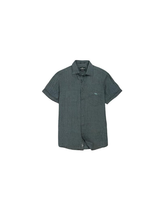 Rodd & Gunn - Cathedral Cove Short Sleeved Linen Shirt - Sunshine or Ash