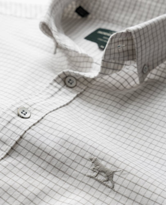 Rodd & Gunn - Gunn Check Oxford 5 Shirt - Pebble or Midnight