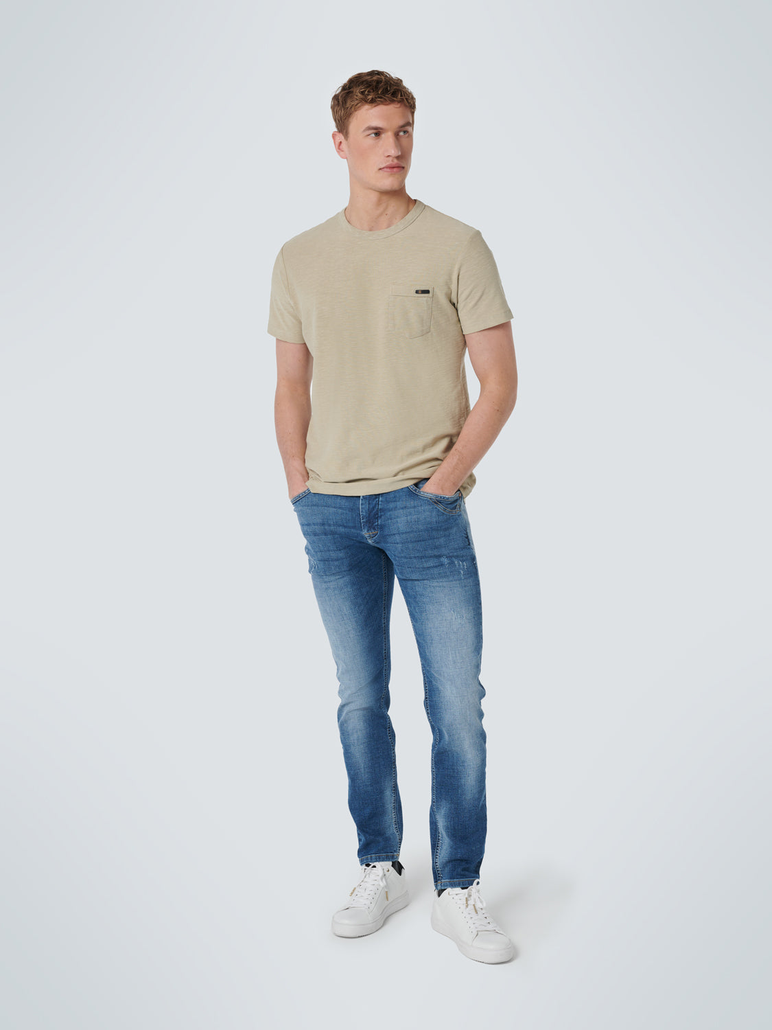No Excess - Tapered 712 Jean - Light Blue