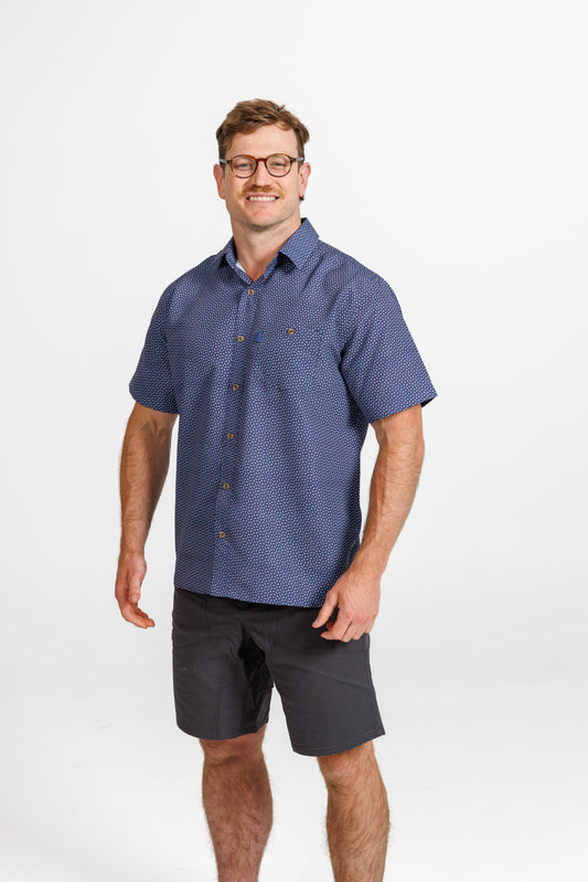 Portobello Road - Ironcheater Shirts - Navy Print