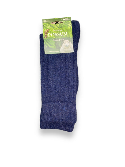NZ Sock Co - Possum Comfort Top Socks - Four Colours