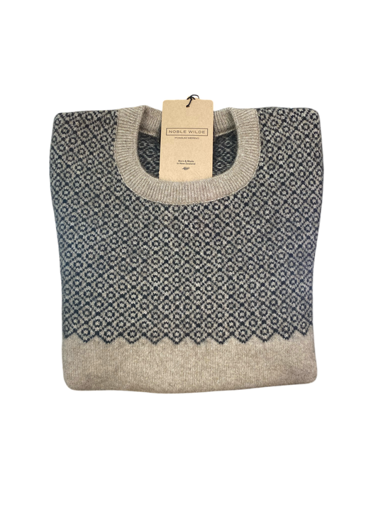 Noble Wilde - Vasa Sweater - Oyster/Black
