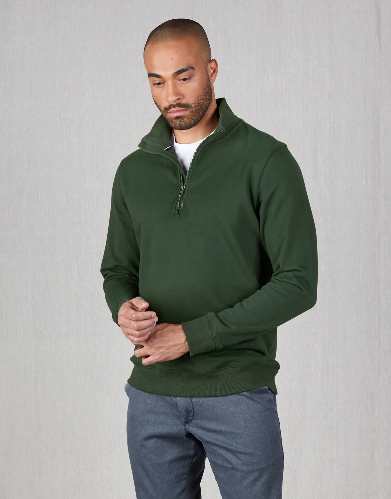 Rembrandt - Champ 1/4 Zip Sweater - Green or Navy