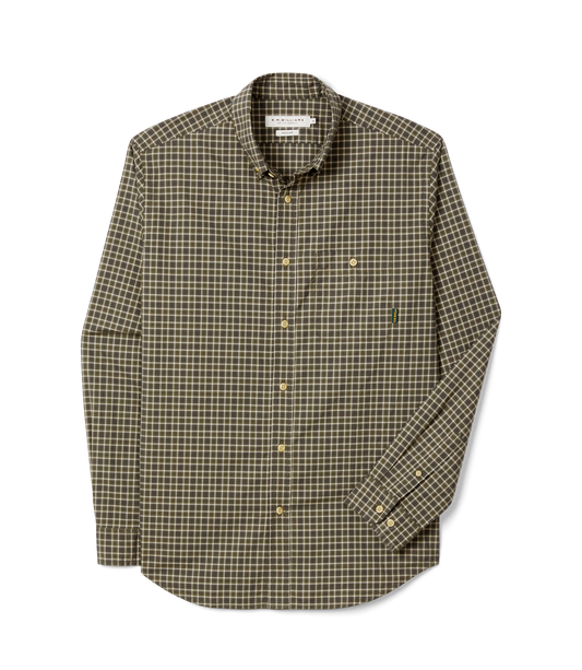 R. M. Williams - Springwood Poplin Check Shirt - Green
