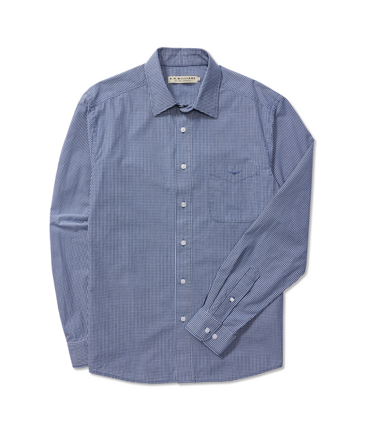 R. M. Williams - Classic Shirt - Navy/White