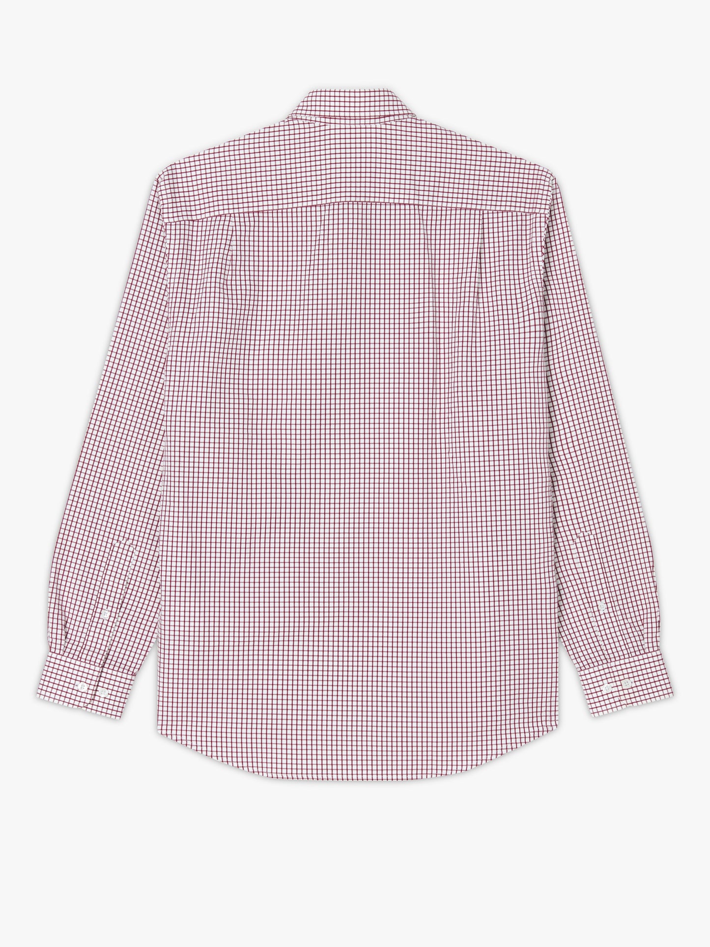 R. M. Williams Collins Shirt - Burgundy Check