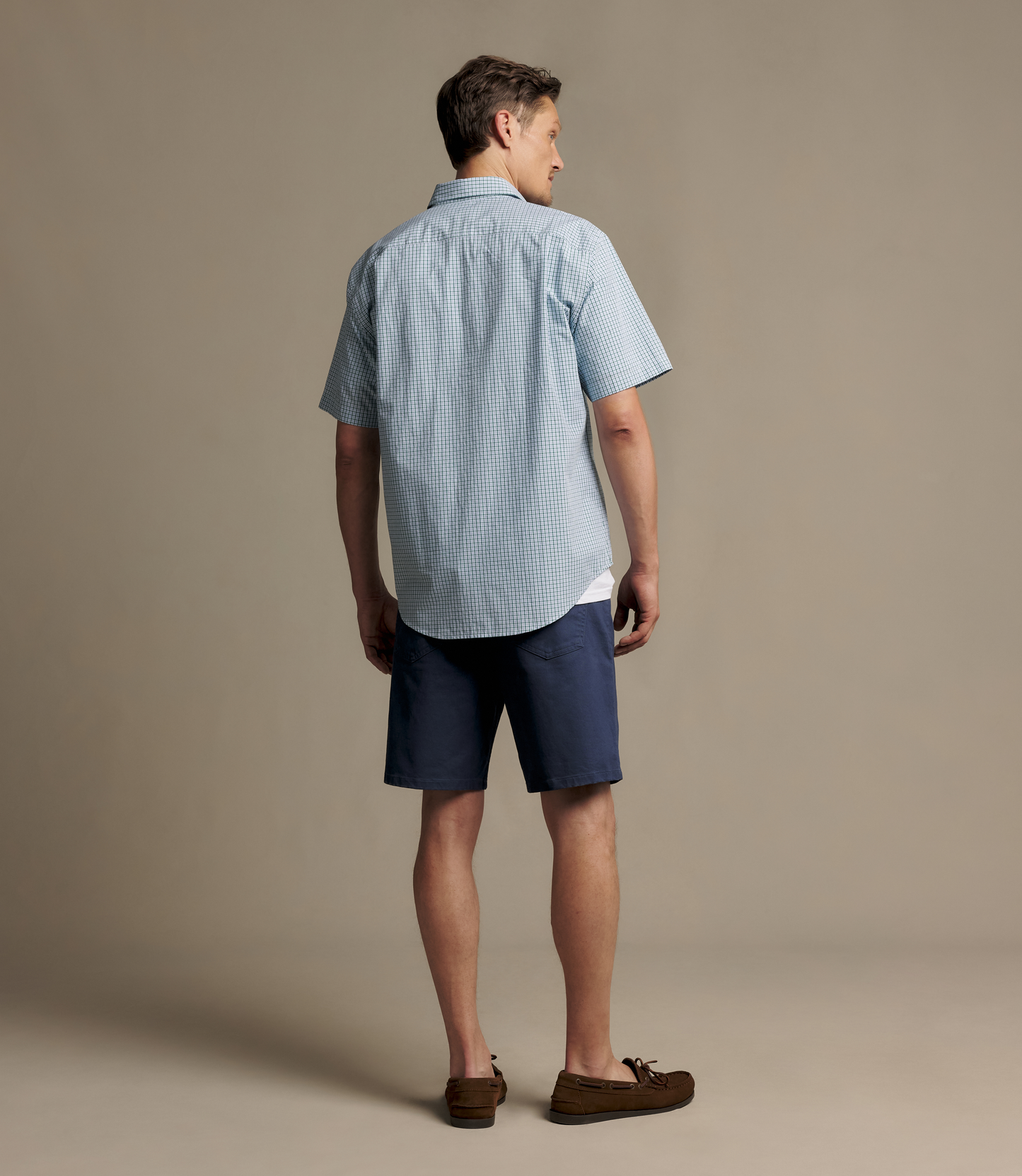 R. M. Williams - Quinn Poplin Short Sleeved Shirt - Green Check