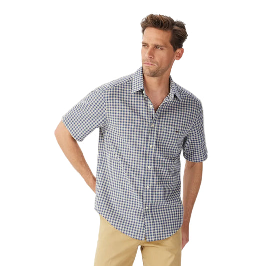 R. M. Williams - Johnson Short Sleeved Shirt - Blue