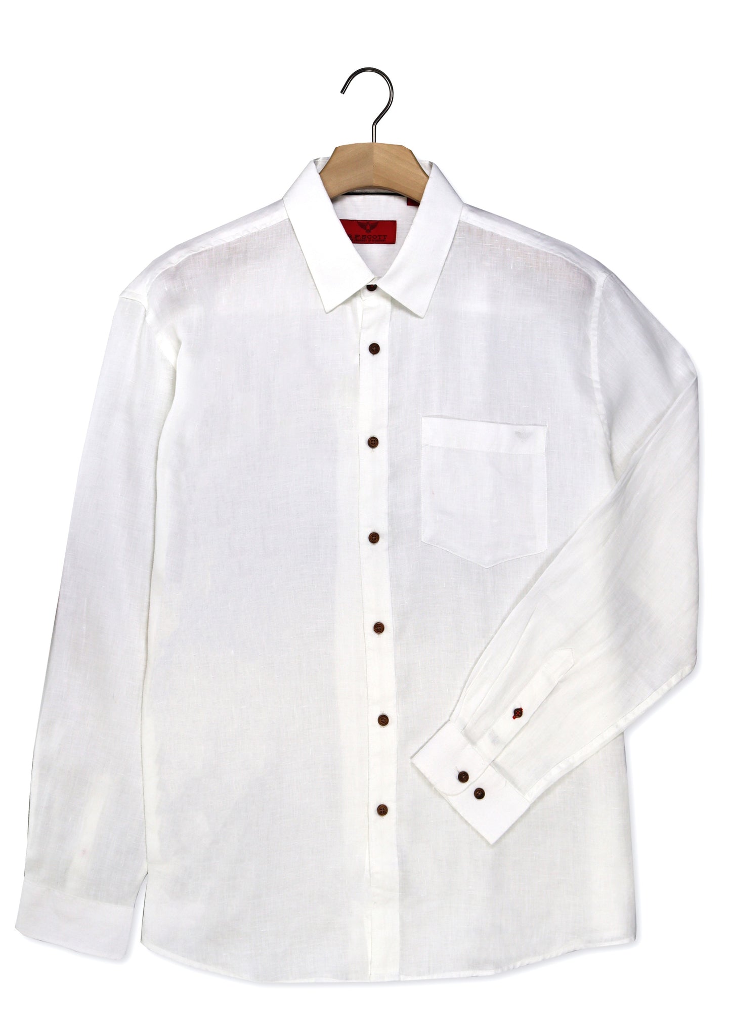 R.F. Scott - Fielding Linen Shirt - Navy or White