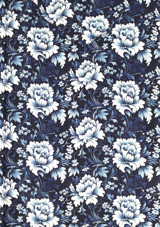 R.F. Scott - Fields Short Sleeved Shirt - Navy Velvet