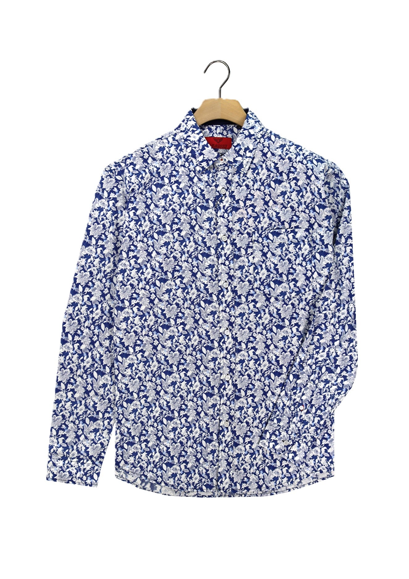 R. F. Scott - Fielding Shirt -Blueberry Floral