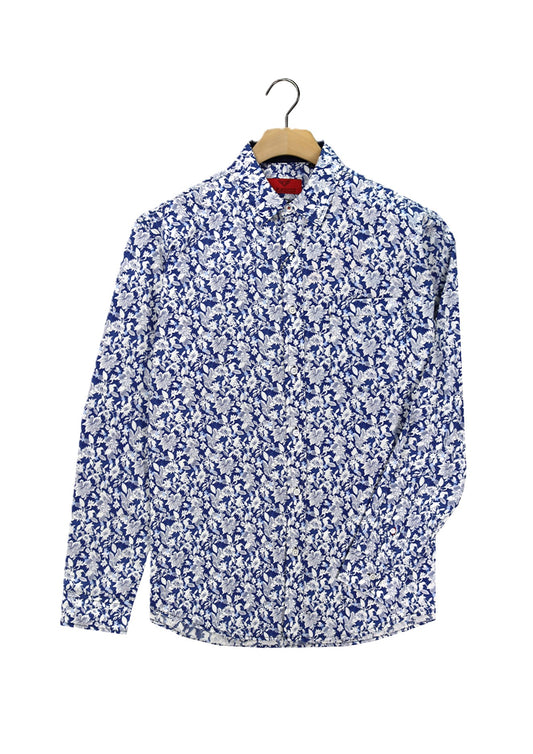 R. F. Scott - Fielding Shirt -Blueberry Floral