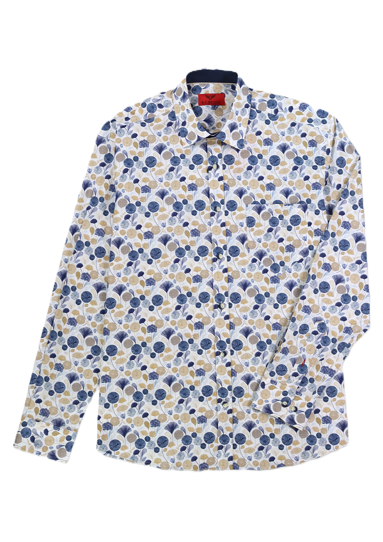 R. F. Scott - Fielding Shirt - Flora Print/Beach