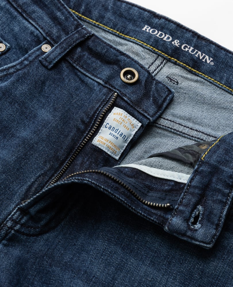 Rodd & Gunn - Owaka Straight Italian Denim - True Blue