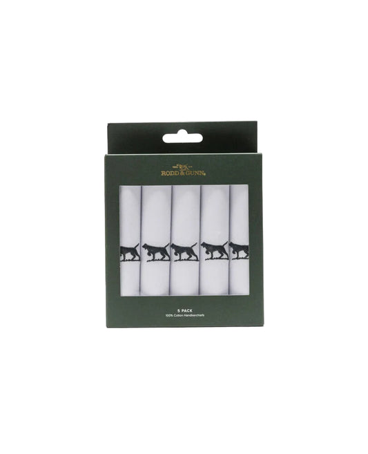 Rodd & Gunn - Gunner Handkerchief 5 Pack - Multiple Colours
