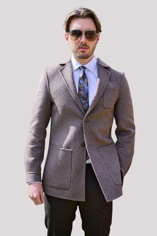 Savile Row - Asher Feather Blazer - Sand