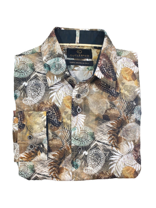 Cutler & Co -Blake Shirt - Rainforest
