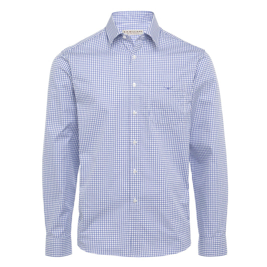 R. M. Williams Collins Shirt - Blue Check