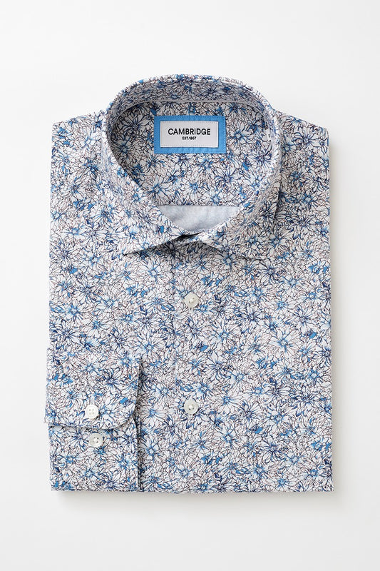 Cambridge - Sorrento Shirt - Blue