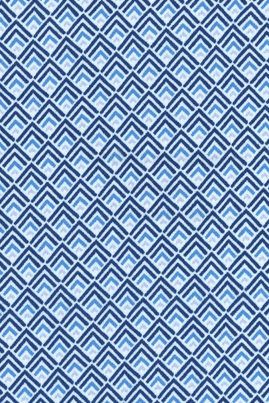 Cambridge - Sorrento Shirt - Blue Geo