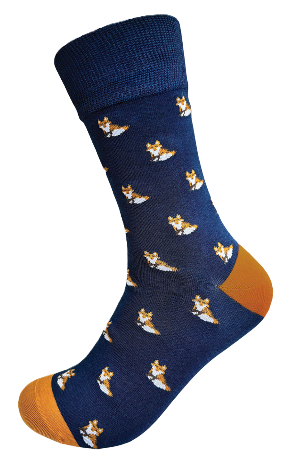 Designer Textiles - Cotton/Bamboo Socks - Foxes