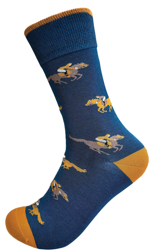 Designer Textiles - Cotton/Bamboo Socks - Horses